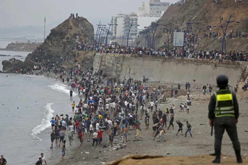 How Thousands of Migrants Swim From Morocco Into Spain
