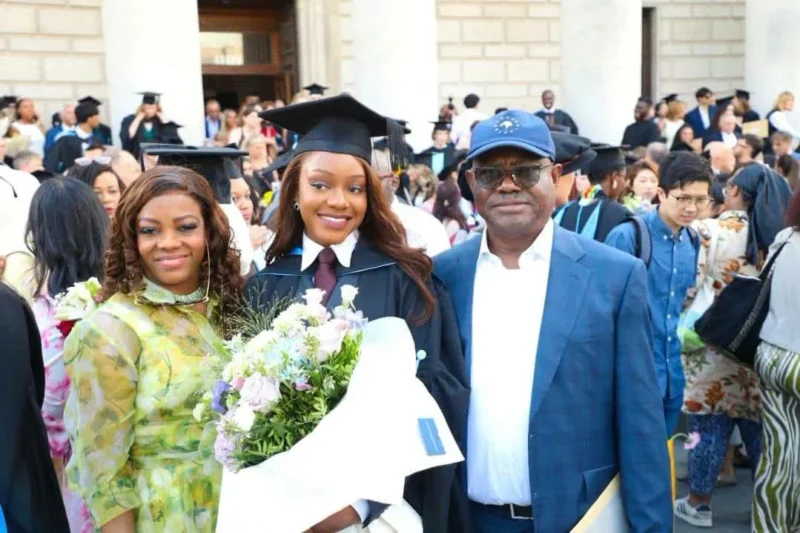 PHOTOS: Wike’s Daughter Graduates With Law Degree From UK University