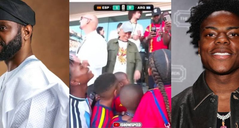 ‘Get me Nigerian passport’ – IShowSpeed Tells Seyi Tinubu at FIFA World Cup Final