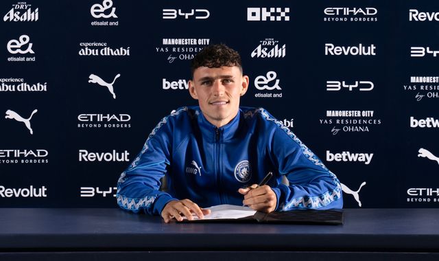 Phil Foden Signs New Contract With Manchester City
