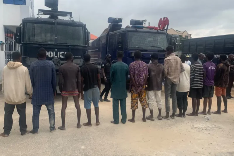 Lagos Police Raid Cultists, Scavengers, Recover 14 Pistols, Other Weapons