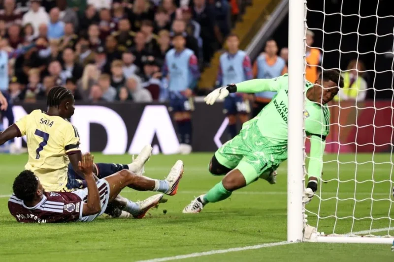 Saka Strikes As Arsenal Beat Aston Villa To Go Joint-Top With Man City