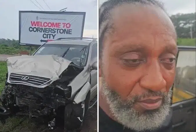 VIDEO: Nollywood Actor Ricardo Agbor Involved in Ghastly Motor Accident in Ibadan