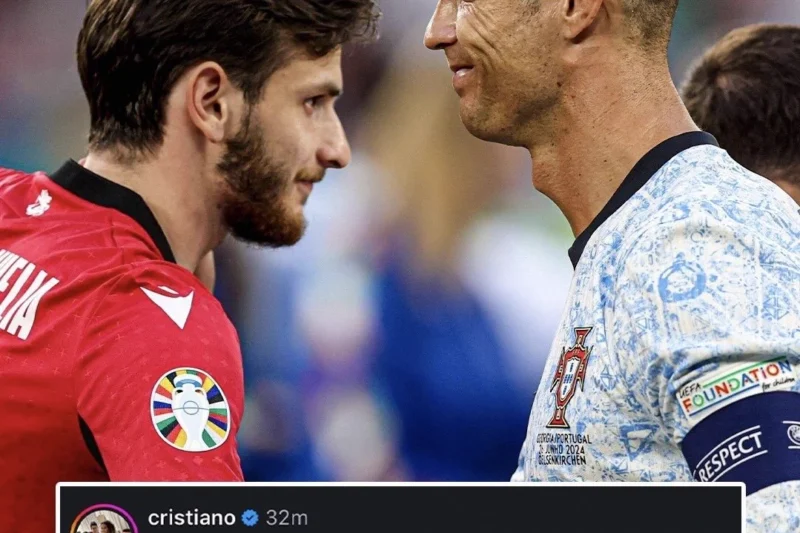 ‘…Still to Come’ – Ronaldo Sends Words Of Encouragement To Kvaratskhelia Following ACL Injury
