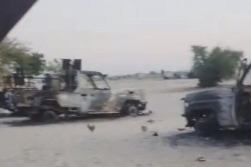 BREAKING: ISWAP Terrorists Kill About 15 Soldiers, Burn Military Vehicles In Attack On Borno Base