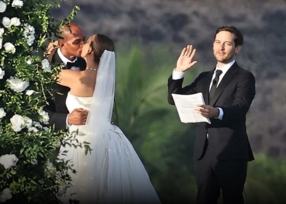 American Actor Tobey Maguire Officiates Ex-Wife Jennifer Meyer’s Wedding To Billionaire Heir